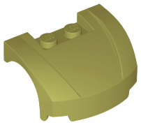 LEGO® los onderdeel Spatbord in kleur Olijfgroen 98835