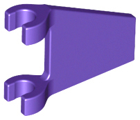 Plaatje in Gallery viewer laden, LEGO® los onderdeel Vlag in kleur Donkerpaars 44676