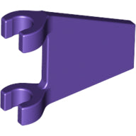Plaatje in Gallery viewer laden, LEGO® los onderdeel Vlag in kleur Donkerpaars 44676