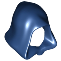 LEGO® los onderdeel Hoofddeksels in kleur Donkerblauw 30381