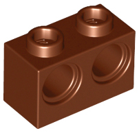 Plaatje in Gallery viewer laden, LEGO® los onderdeel Technische Steen Roodachtig Bruin 32000