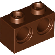 Plaatje in Gallery viewer laden, LEGO® los onderdeel Technische Steen Roodachtig Bruin 32000