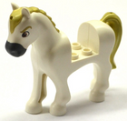 LEGO® los onderdeel Landdier in kleur Wit 93083c01pb12