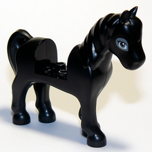 Plaatje in Gallery viewer laden, LEGO® los onderdeel Landdier in kleur Zwart 93083c01pb11