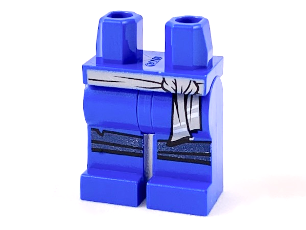 LEGO® los onderdeel Benen met Motief Blauw 970c00pb0580