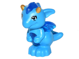 LEGO® los onderdeel Luchtdier Donker Azuurblauw 26090pb05