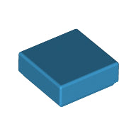 Plaatje in Gallery viewer laden, LEGO® los onderdeel Tegel Algemeen Donker Azuurblauw 3070