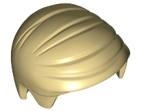 LEGO® los onderdeel Haar in kleur Geelbruin 99930