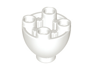 LEGO® los onderdeel Steen Rond in kleur Wit 24947