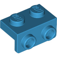 LEGO® los onderdeel Beugel in kleur Donker Azuurblauw 99781