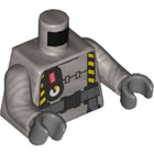LEGO® los onderdeel Lijf met Motief Zilver 973pb2504c01