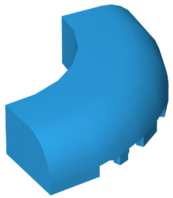 LEGO® los onderdeel Steen Rond Donker Azuurblauw 24599