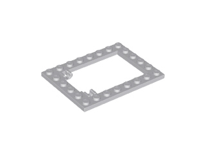 LEGO® Plaat Aangepast Licht Blauwachtig Grijs 92107