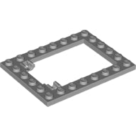LEGO® Plaat Aangepast Licht Blauwachtig Grijs 92107