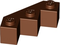 LEGO® los onderdeel Steen Aangepast Roodachtig Bruin 2462