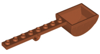 LEGO® los onderdeel Plaat Aangepast Donker Oranje 30275