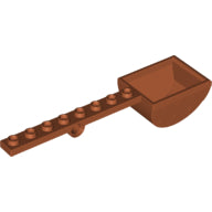 LEGO® los onderdeel Plaat Aangepast Donker Oranje 30275