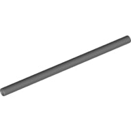 LEGO® onderdeel Slang Stijf Donker Blauwachtig Grijs 75c07