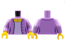 Plaatje in Gallery viewer laden, LEGO® onderdeel Lijf met Motief Medium Lavendel 973pb2341c01