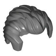 Plaatje in Gallery viewer laden, LEGO® los onderdeel Haar Donker Blauwachtig Grijs 21268