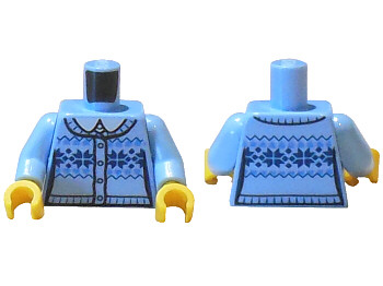 LEGO® Lijf met Motief Helder Lichtblauw 973pb2336c01