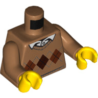 LEGO® los onderdeel Lijf met Motief Medium Noga 973pb2342c01
