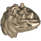 LEGO® los onderdeel Haar in kleur Donker Geelbruin 98385