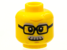 Plaatje in Gallery viewer laden, LEGO® los onderdeel Hoofd in kleur Geel 3626cpb1566