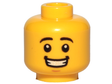 Plaatje in Gallery viewer laden, LEGO® los onderdeel Hoofd in kleur Geel 3626cpb1569
