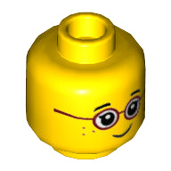 Plaatje in Gallery viewer laden, LEGO® los onderdeel Hoofd in kleur Geel 3626cpb1565