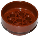 LEGO® los onderdeel Wiel in kleur Roodachtig Bruin 60208