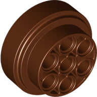 Plaatje in Gallery viewer laden, LEGO® los onderdeel Wiel in kleur Roodachtig Bruin 60208