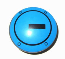 Plaatje in Gallery viewer laden, LEGO® 2654pb007 in kleur Donker Blauwachtig Grijs
