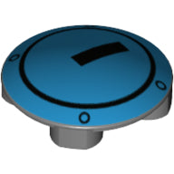 LEGO® 2654pb007 in kleur Donker Blauwachtig Grijs