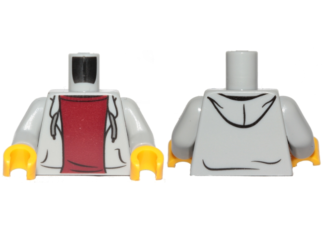 LEGO® Lijf met Motief Licht Blauwachtig Grijs 973pb2066c02