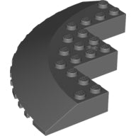 Plaatje in Gallery viewer laden, LEGO® onderdeel Steen Rond Donker Blauwachtig Grijs 58846