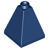 Plaatje in Gallery viewer laden, LEGO® los onderdeel Dakpan Algemeen Donkerblauw 3688