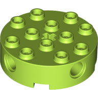 LEGO® los onderdeel Steen Rond in kleur Limoen 6222