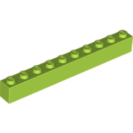Plaatje in Gallery viewer laden, LEGO® los onderdeel Steen in kleur Limoen 6111