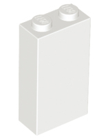 LEGO® los onderdeel Steen in kleur Wit 22886