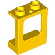 LEGO® los onderdeel Raamkozijn in kleur Geel 60032