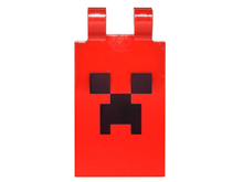 Plaatje in Gallery viewer laden, LEGO® onderdeel Tegel Aangepast met Motief Rood 30350bpb040