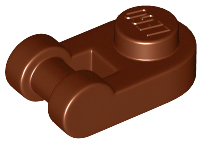 LEGO® los onderdeel Plaat Rond Roodachtig Bruin 26047