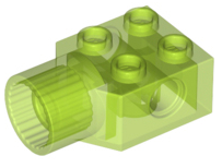 LEGO® Technische Steen Doorschijnend Helder Groen 48169