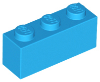 Plaatje in Gallery viewer laden, LEGO® los onderdeel Steen in kleur Donker Azuurblauw 3622