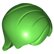 LEGO® los onderdeel Haar in kleur Fel Groen 18858