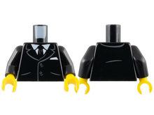 Plaatje in Gallery viewer laden, LEGO® los onderdeel Lijf met Motief Zwart 973pb2251c02