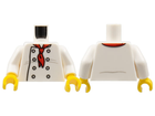 LEGO® los onderdeel Lijf met Motief Wit 973pb2335c01