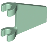 LEGO® los onderdeel Vlag in kleur Zandgroen 44676