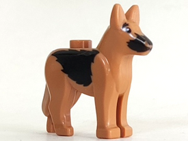 LEGO® los onderdeel Landdier in kleur Medium Noga 92586pb04